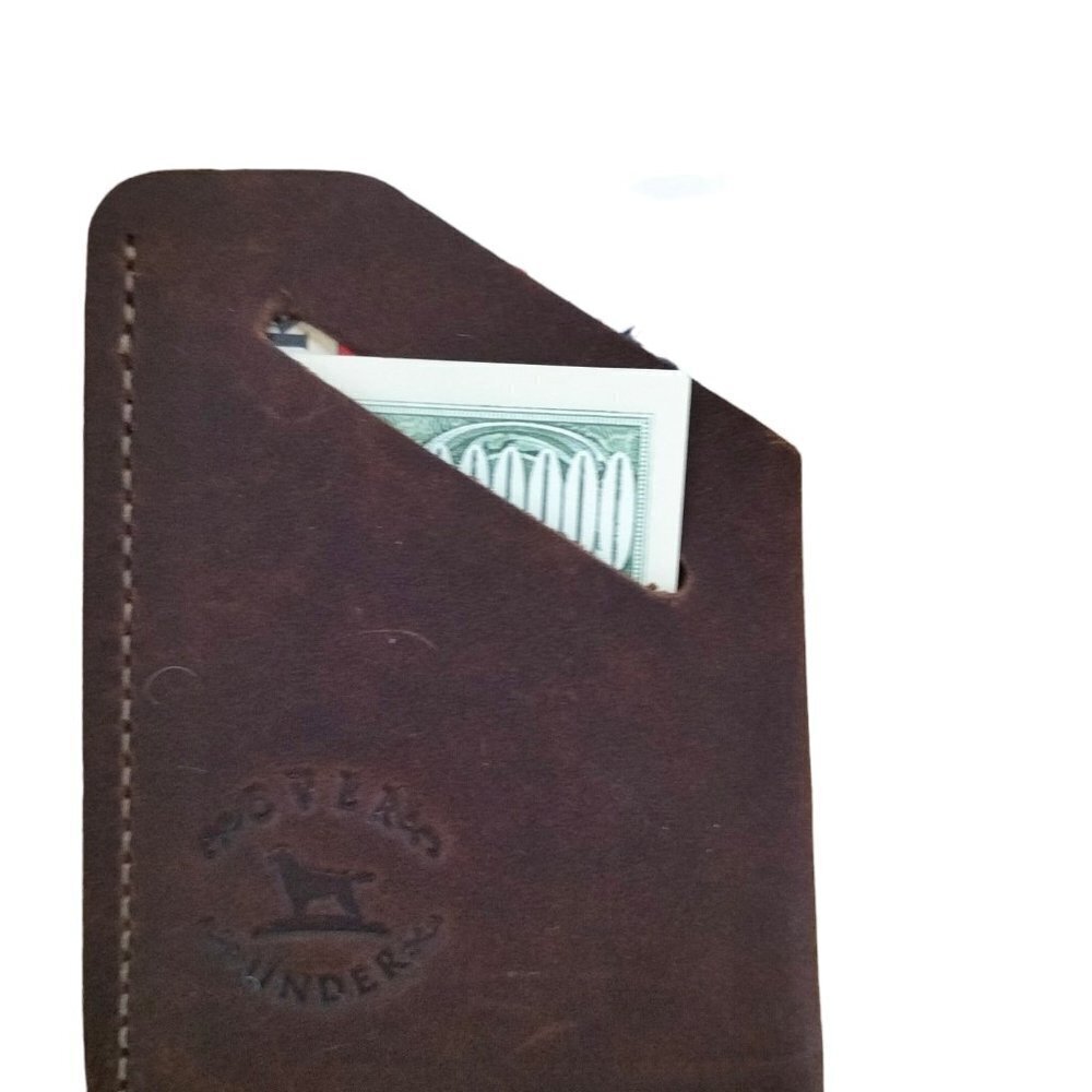 (851)Over Under Gift Set Slim Wallet & Ribbon Key Fob - Picture 5 of 6